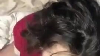 Teen Huge Tits Handjob Gagging Deepthroat Blowjob Big Tits Big Dick BWC Amateur GIF