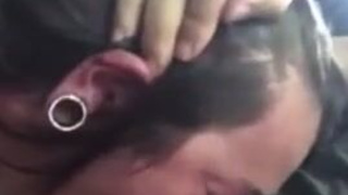 Sub Deepthroat Blowjob GIF