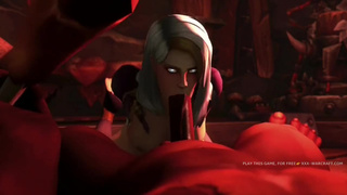 Jaina Proudmoore From World Of Warcraft Recieves Fuck, 2