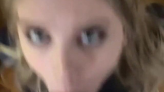 Pornstar Melody Marks Deepthroat Blowjob Blonde GIF